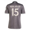 Maglia ufficiale Real Madrid Arda Guler 15 Alternativa 2024-25 per Uomo